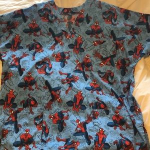 Spider-Man scrub top